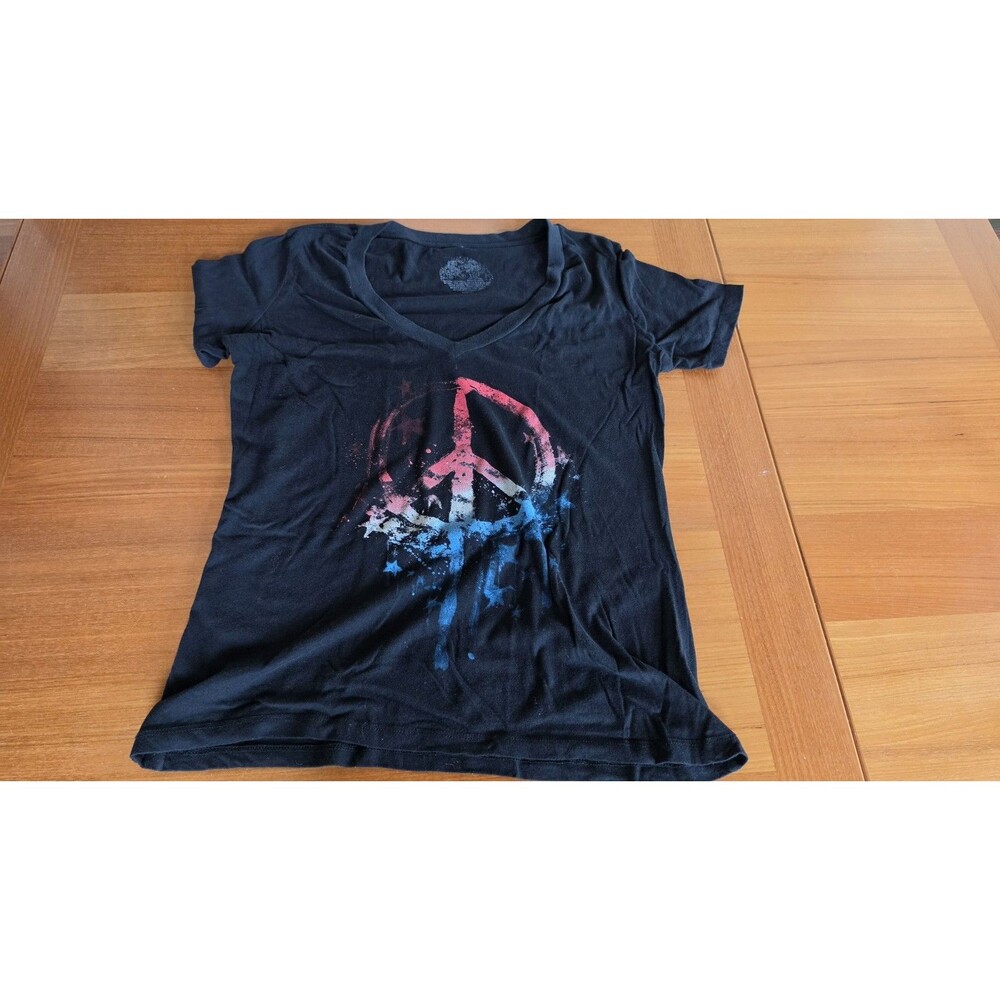 Stranded Peace Sign Women's T-Shirt Size XXL